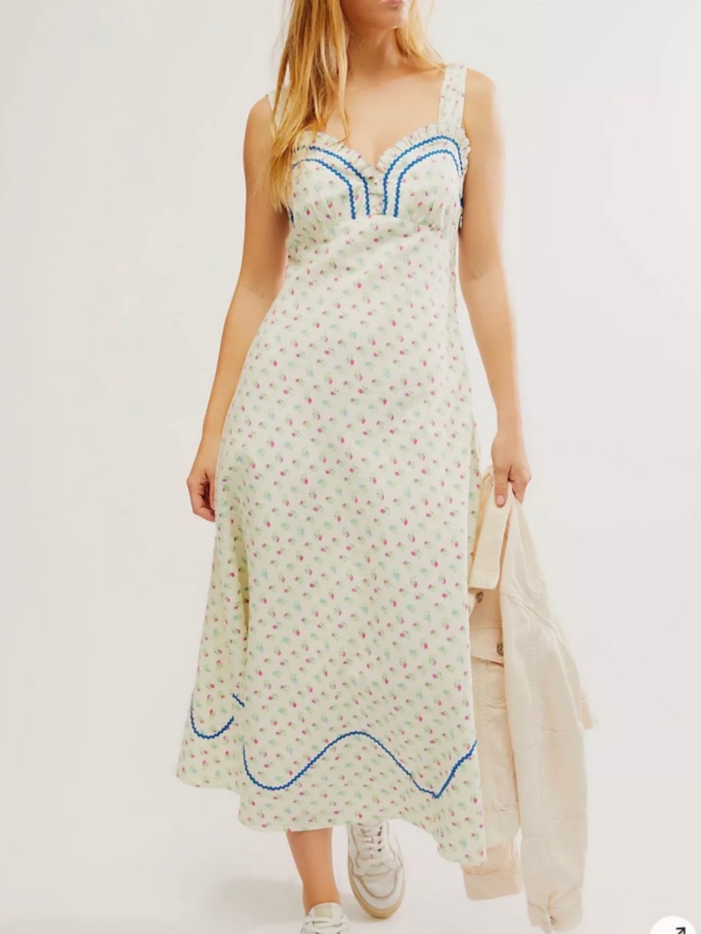 Free People Floral Cottagecore Dress 🌸✨